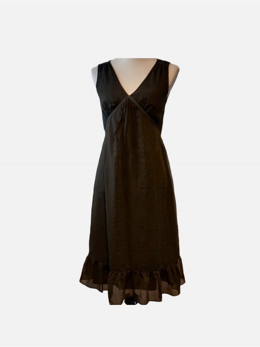 Banana Republic Black Midi Dress 8/medium